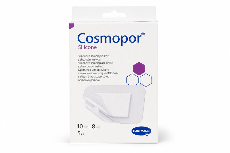 Cosmopor Silicone 10 x 8 cm 5 ks