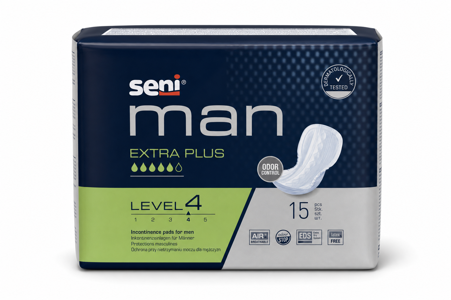 Seni Man Extra Plus Level 4 inkontinenční vložky 15ks
