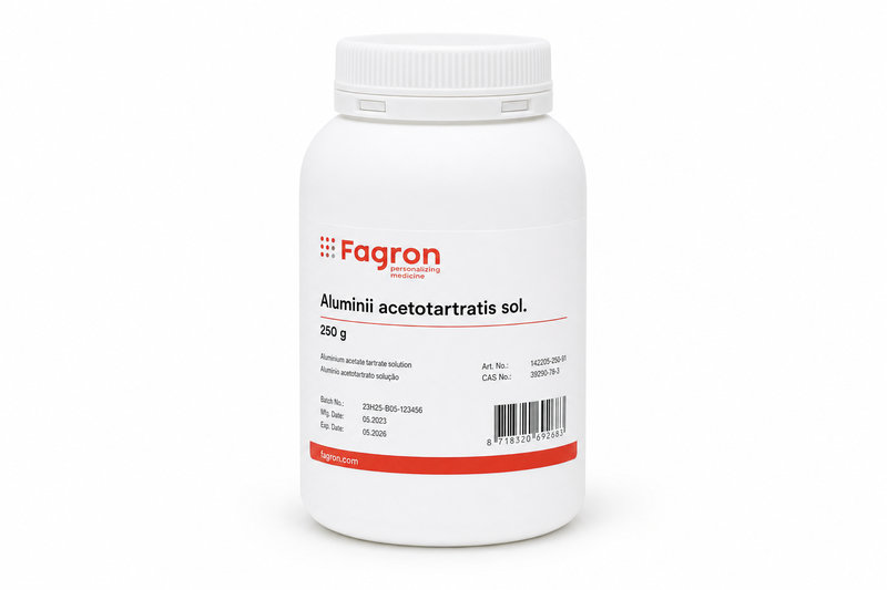 Aluminii acetotartratis sol. 250g Fagron
