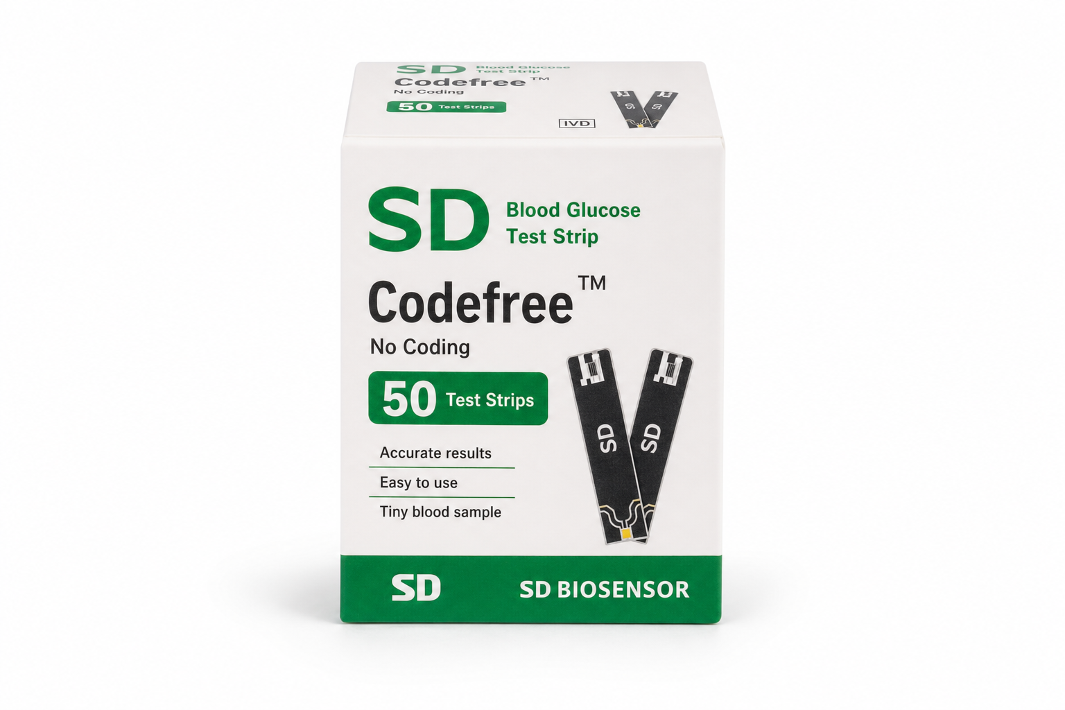 Proužky testovací pro SD Codefree 50ks