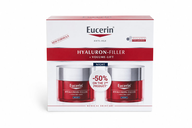 EUCERIN HYALURON-FILLLER+VOL.den+noc.kr.2x50ml