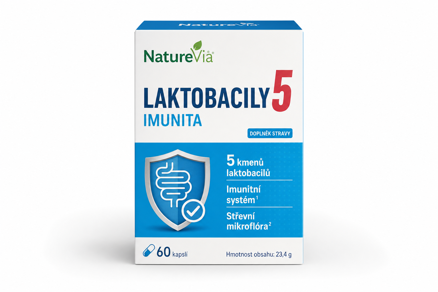 NatureVia Laktobacily 5 Imunita cps.60