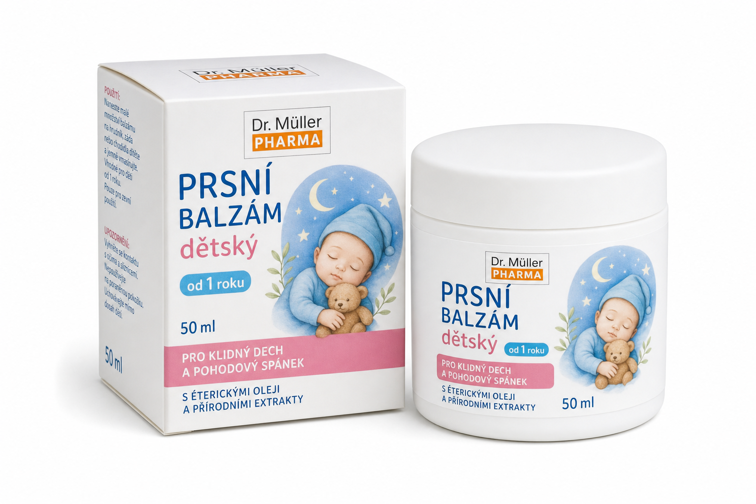 Prsní balzám dětský 50ml od 1 roku Dr.Müller