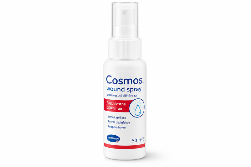 Cosmos wound spray bezbolestné čištění ran 50ml