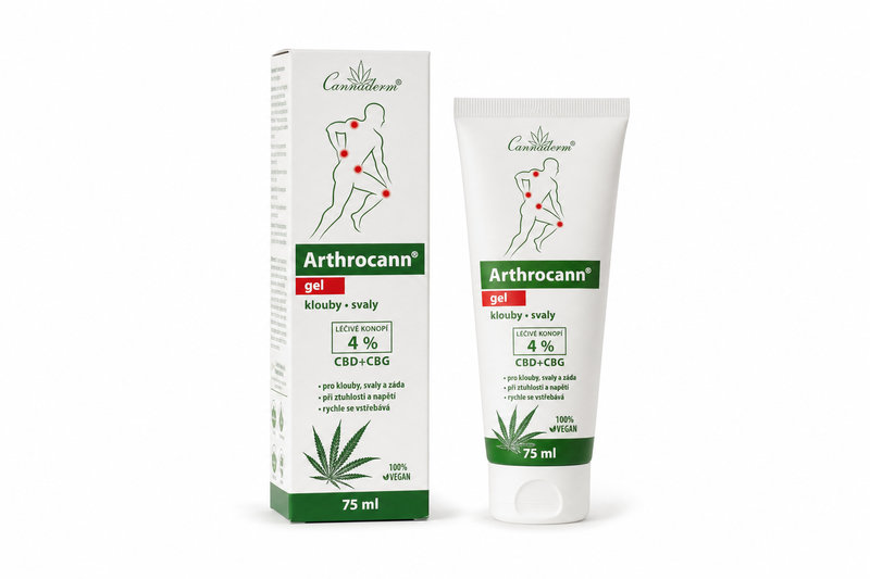 Arthrocann gel klouby svaly CBD+CBG 75ml