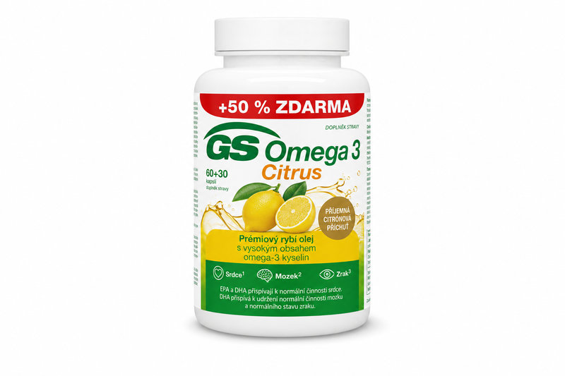 GS Omega 3 Citrus cps. 60+30