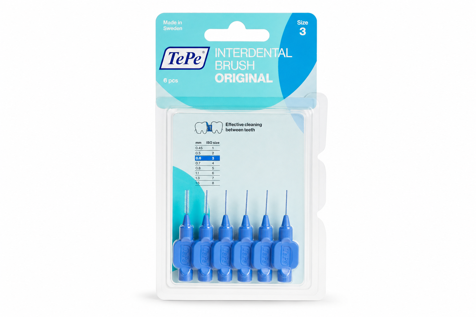 TePe mezizubní kartáčky size 3 Modré 6ks