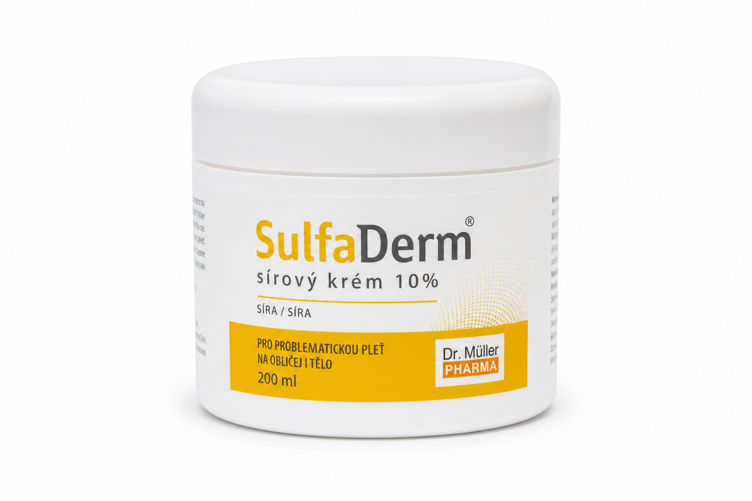 SulfaDerm sírový krém 10% 200 ml Dr.Müller