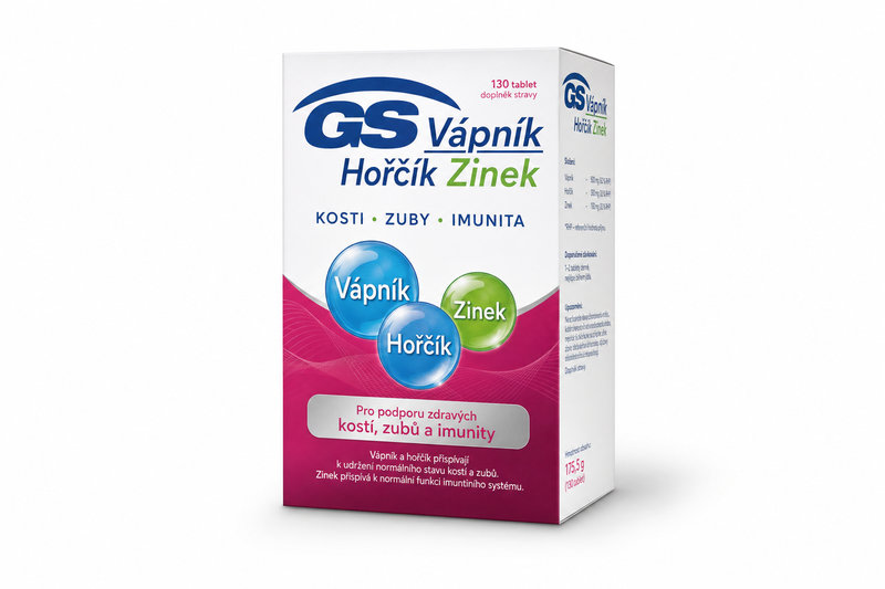 GS Vápník Hořčík Zinek tbl. 130