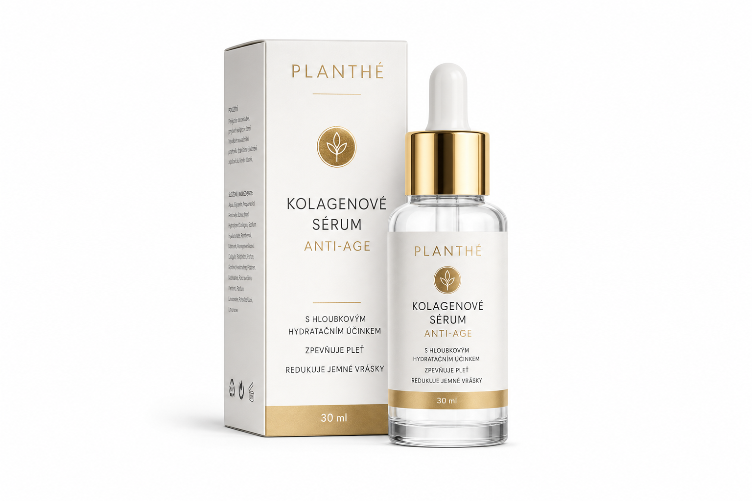 PLANTHÉ Kolagenové sérum anti-age 30 ml