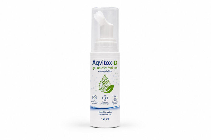 Aqvitox-D gel na ošetření ran easy aplikátor 150 ml
