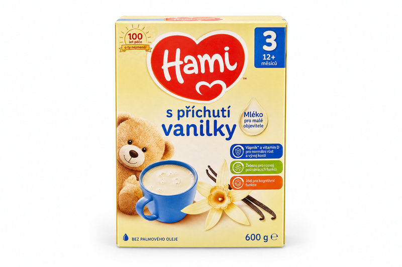Hami 3 s příchutí vanilky 600g