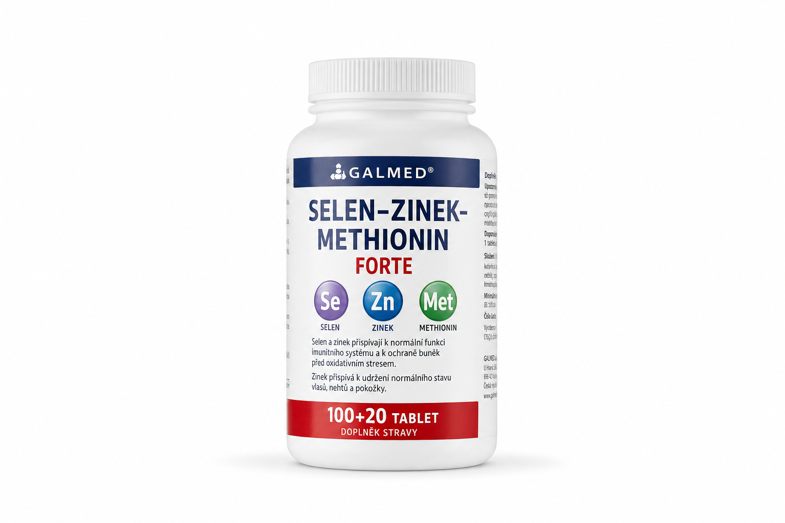 Selen-Zinek-Methionin forte Galmed tbl 100+20