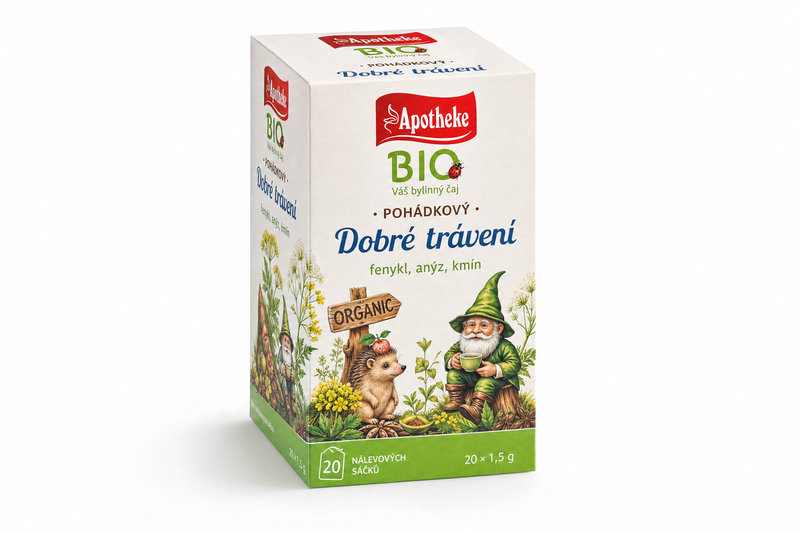 Čaj Apotheke BIO Pohádkový Dobré trávení 20x1.5g