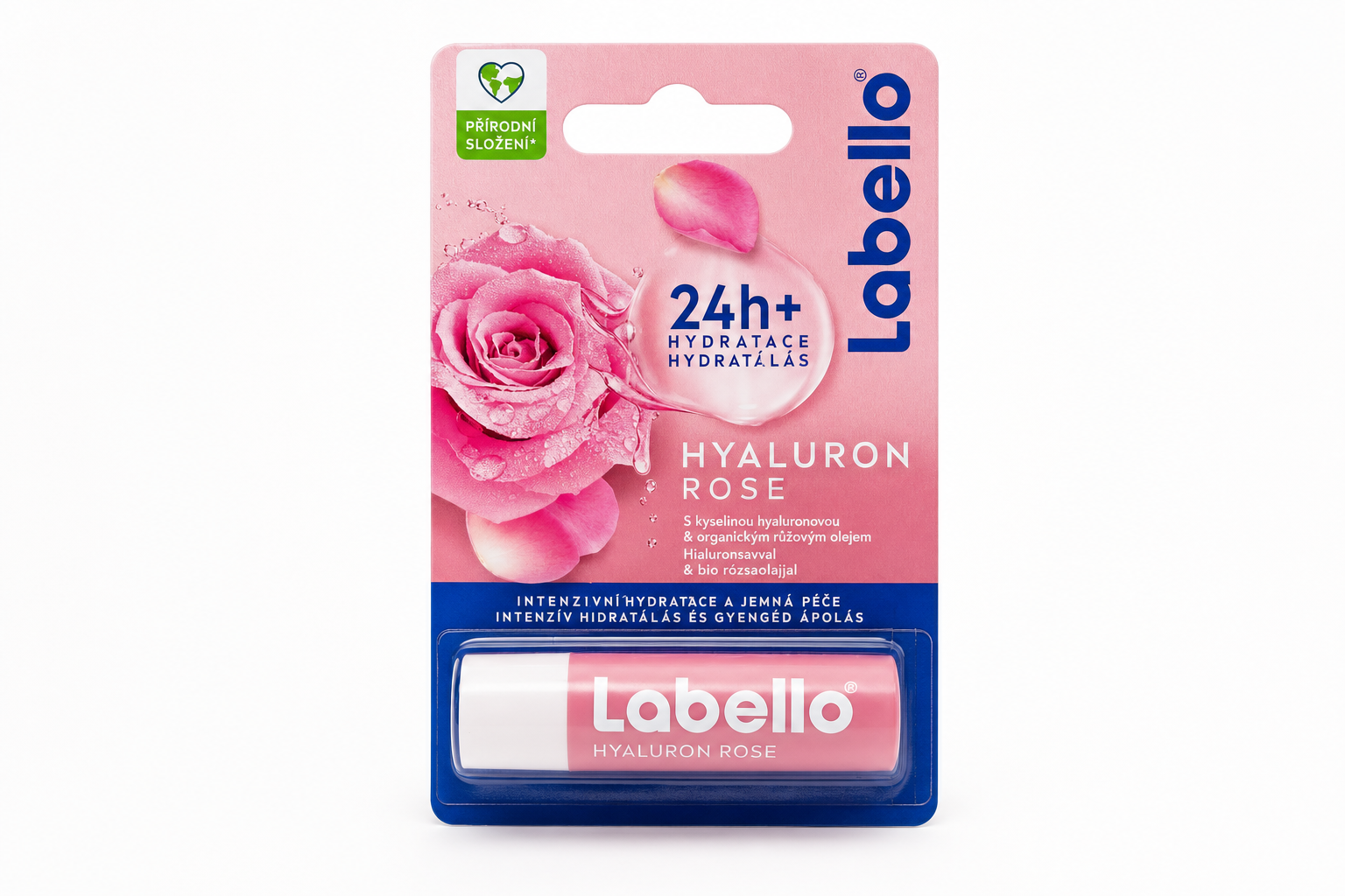 Labello Hyaluron Rose balzám na rty 5,2 g