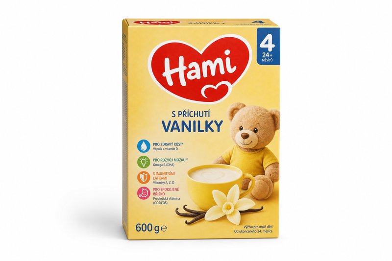 Hami 4 s příchutí vanilky 600g