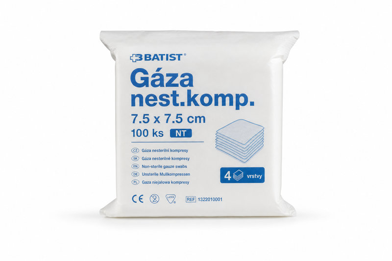 Gáza nest.komp. 7.5x7.5cm 100ks NT 4vrstvy
