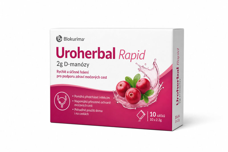 Blokurima Uroherbal Rapid 2g D-manózy sáč. 10x2.3g