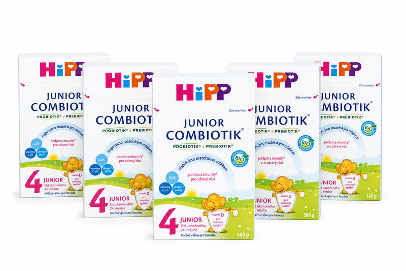 HI MLÉKO HiPP 4 JUNIOR Combiotik ml.výž.2+r 5x500g