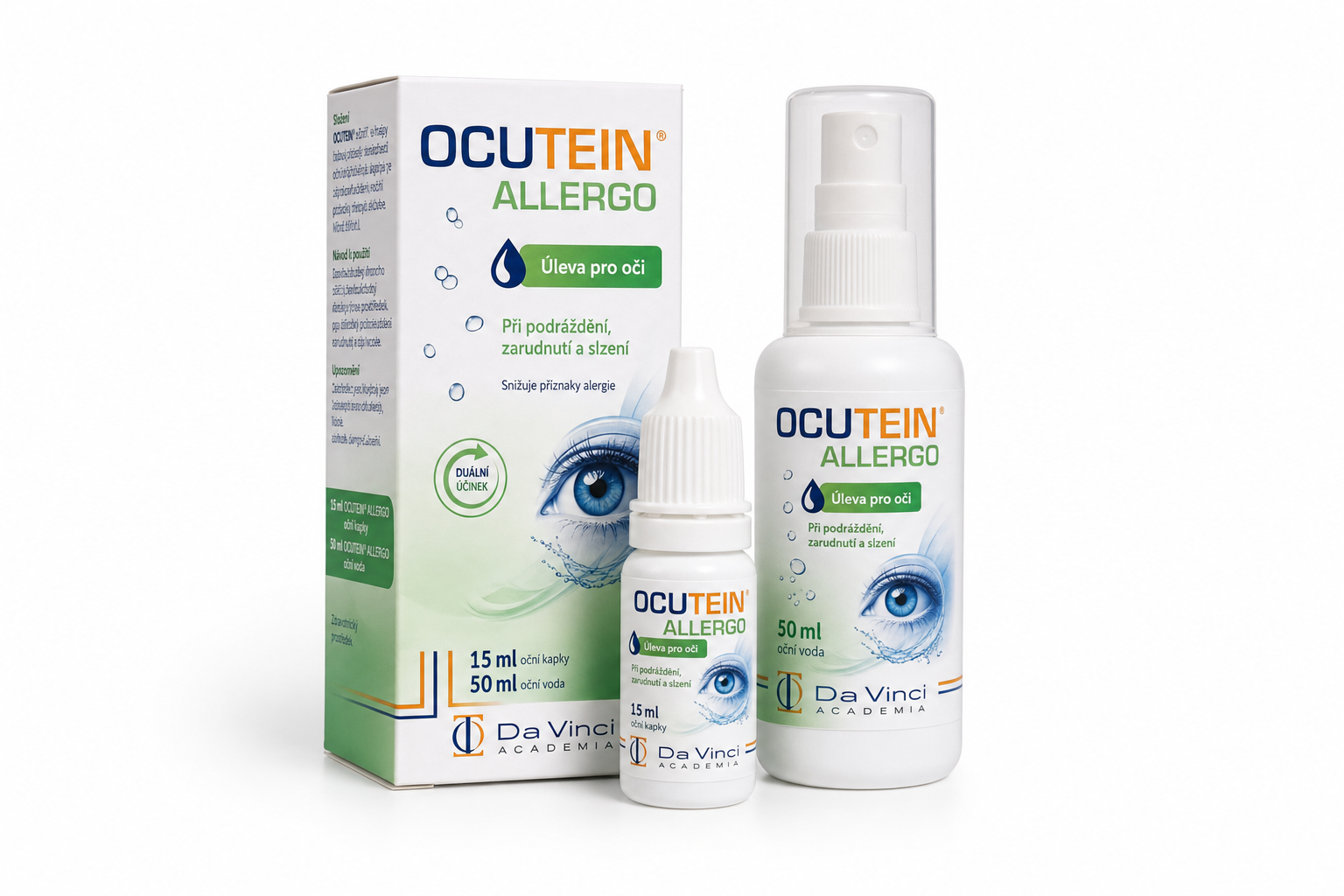 OCUTEIN ALLERGO oční kapky 15ml + oční voda 50ml
