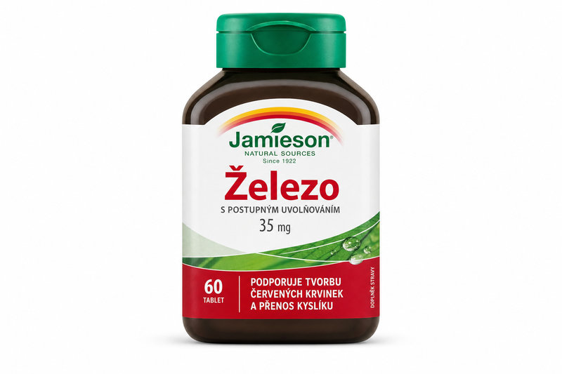 JAMIESON Železo 35 mg s postupným uvolňováním tbl.60
