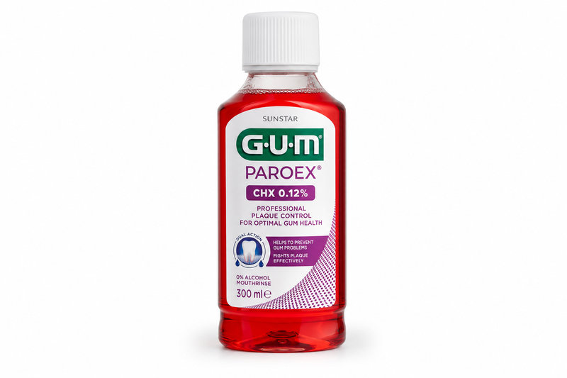 GUM ústní voda Paroex (CHX 0.12%) 300 ml