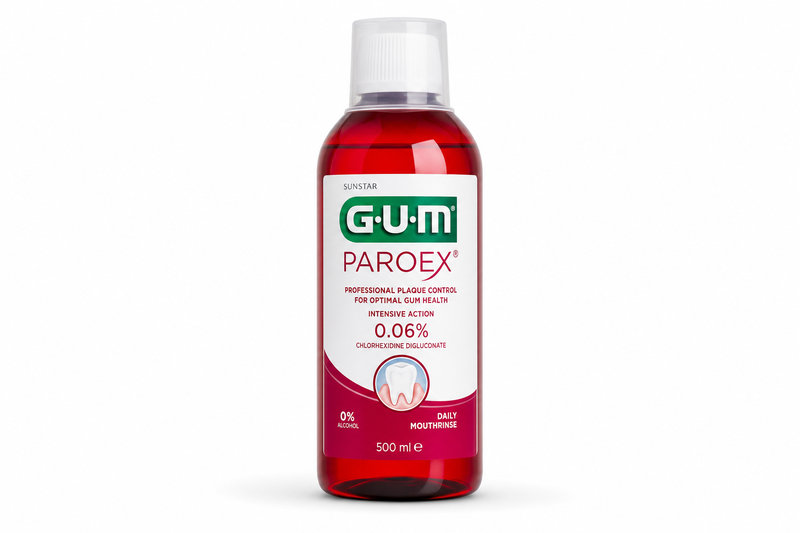 GUM ústní voda Paroex (CHX 0.06%) 500ml