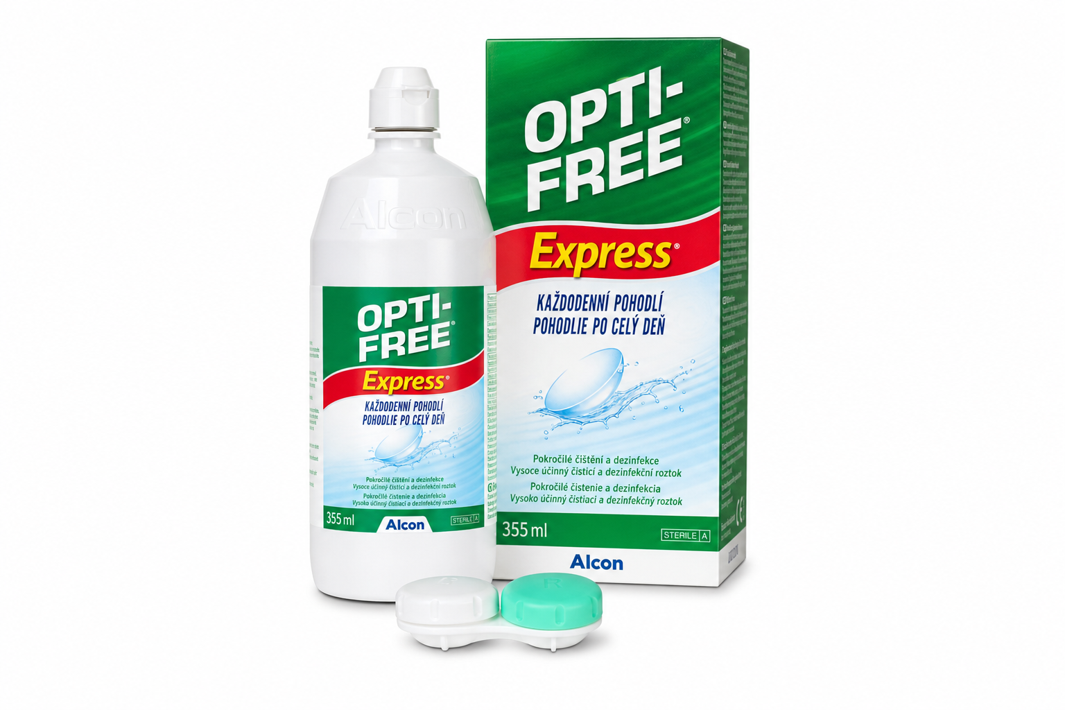 Opti-Free Express sol roztok na kontaktní čočky 355ml