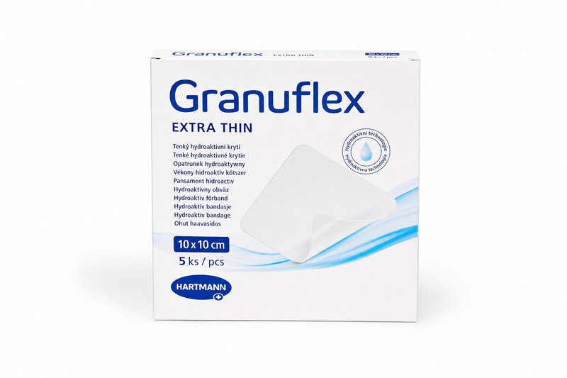 Granuflex extra tenký 10x10cm 5ks