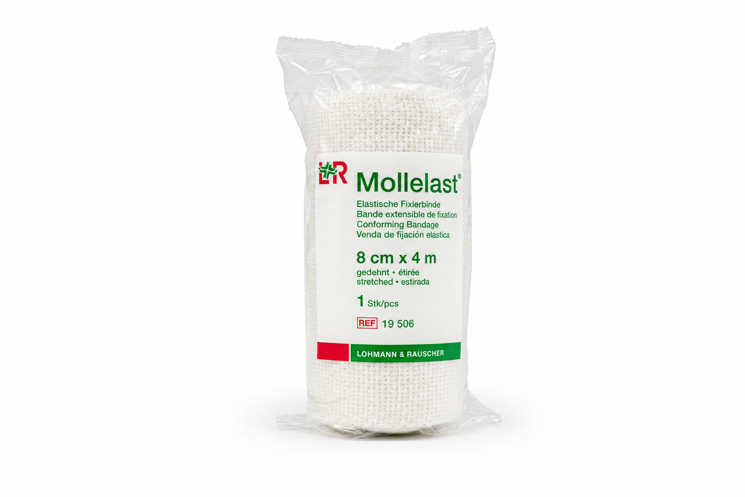 Obin.elast.fix.Mollelast 8cmx4m v celofánu 1ks