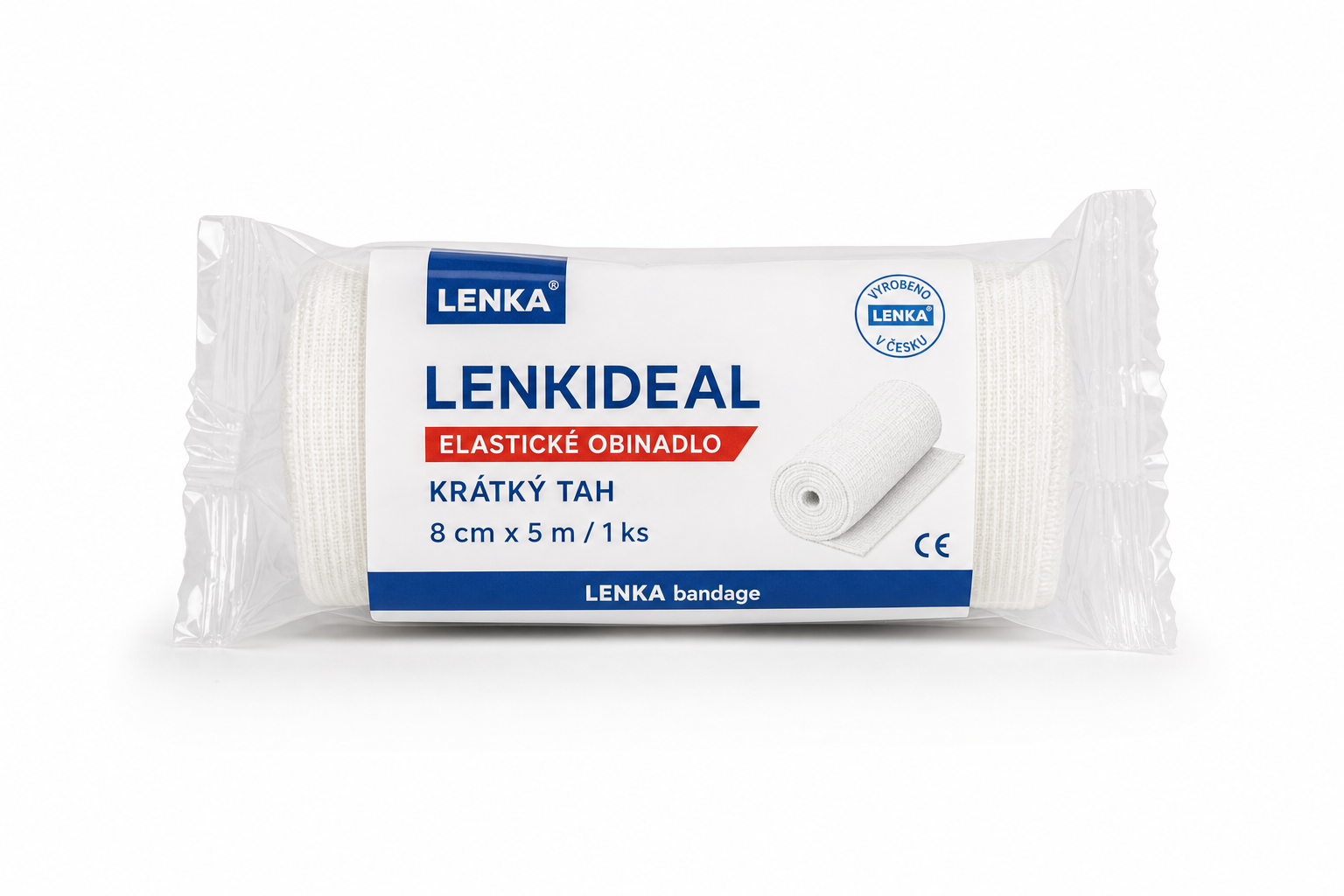Obinadlo elast.Lenkideal krátký tah 8cmx5m/1ks