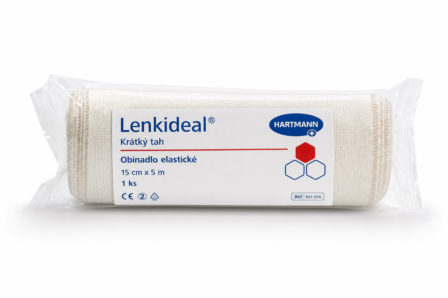 Obinadlo elast.Lenkideal krátký tah 15cmx5m/1ks