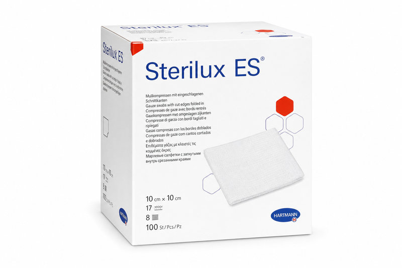 Gáza Sterilux ES neste.10x10 100ks 17nit/8vrst HR
