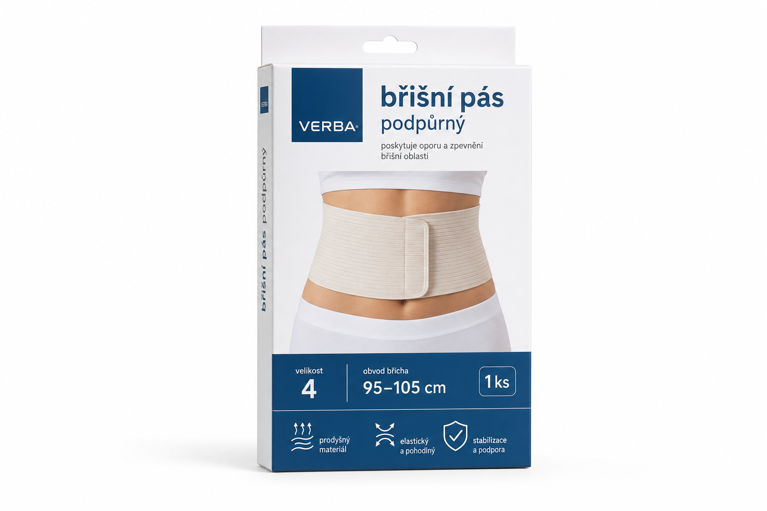 VERBA břišní pás podpůrný vel. 4/1ks 95-105cm