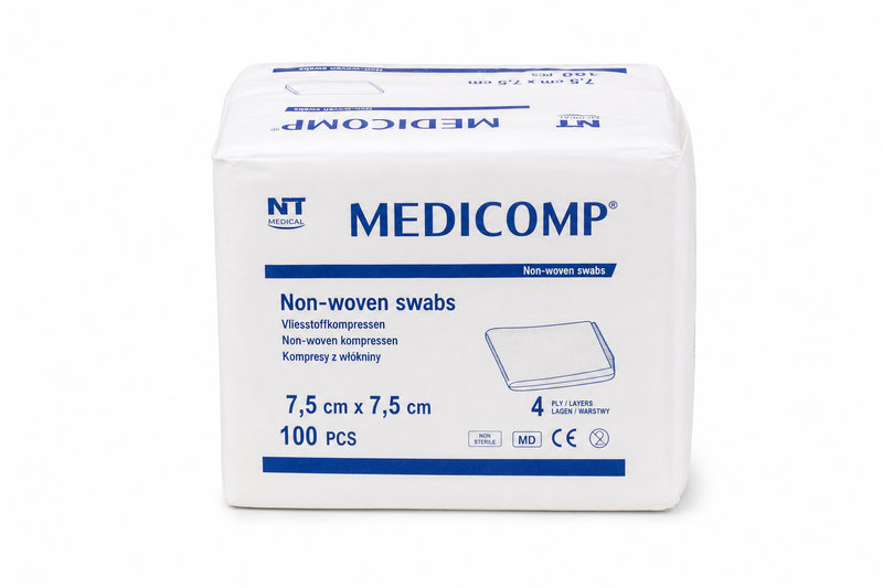 Gáza nest.komp. 7,5x7,5cm 100ks NT MEDICOMP