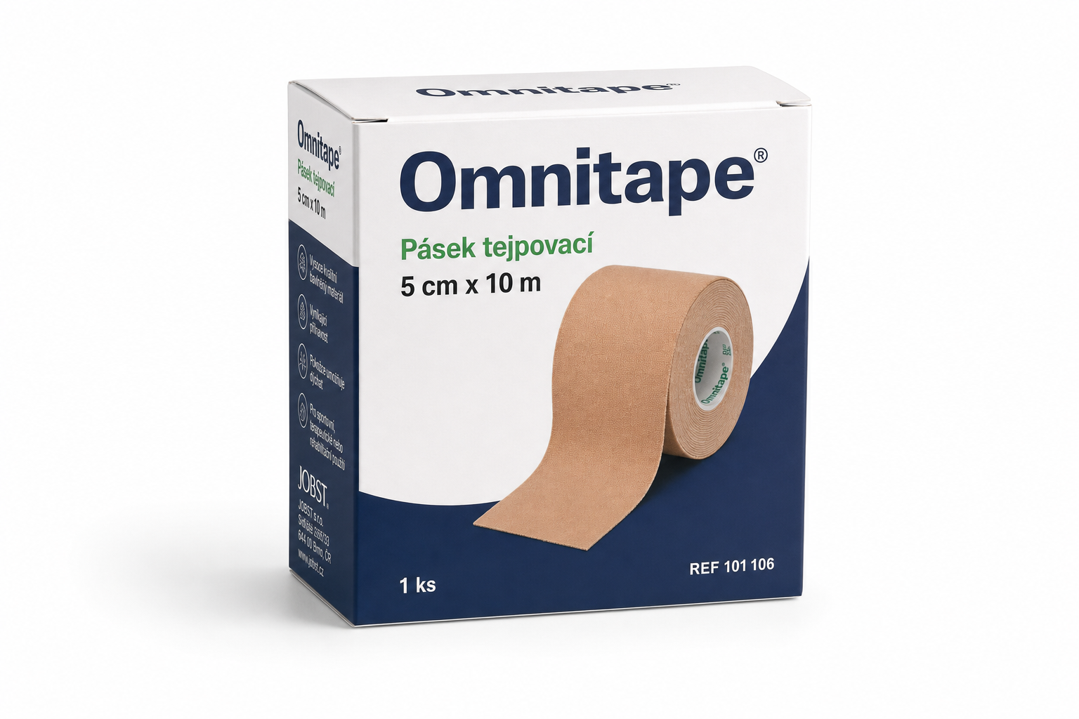 Pásek tejpovací Omnitape 5 cm x 10 m