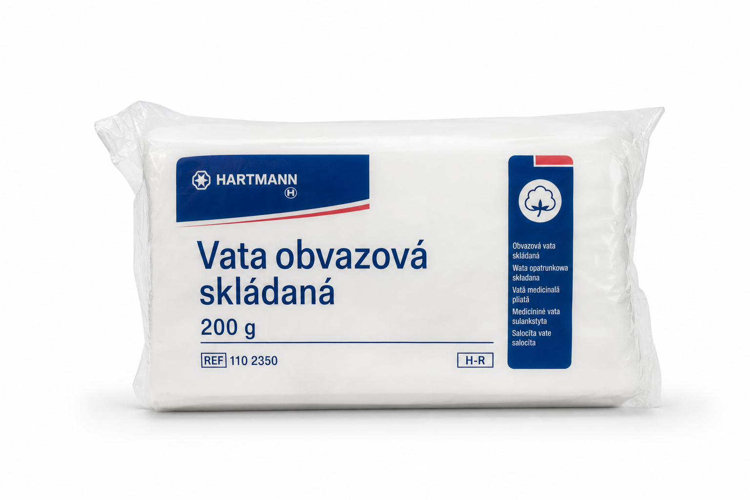 Vata obvazová skládaná 200g 1102350 H-R