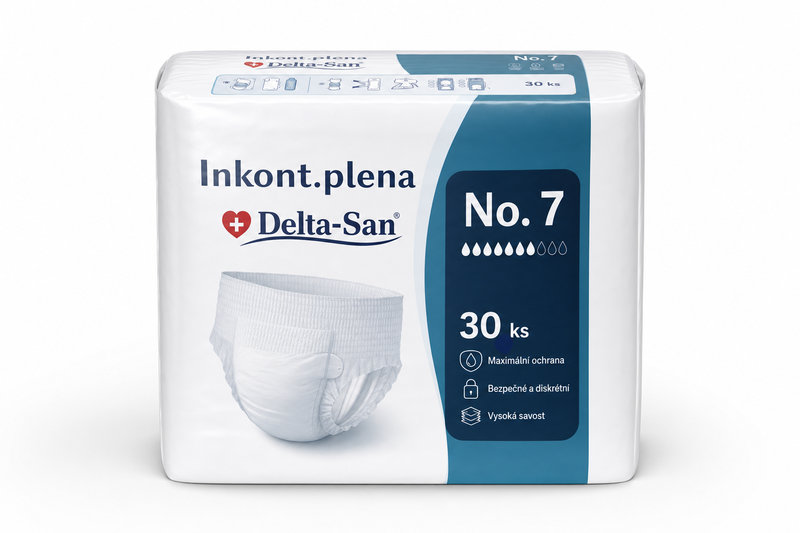 Inkont.plena Delta San No.7, 30 ks
