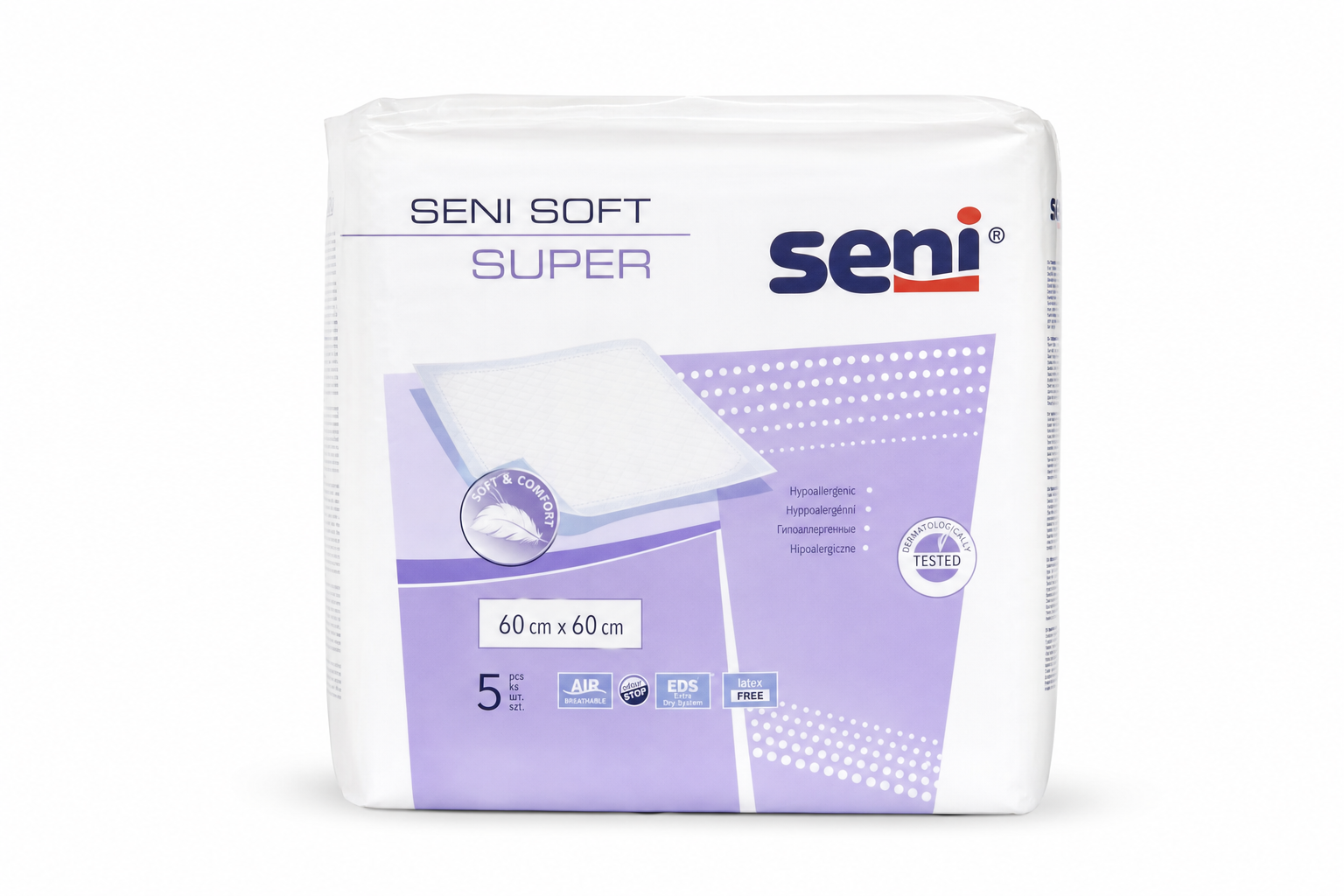 Seni Soft Super 60x60cm 5 ks podložky absorpční