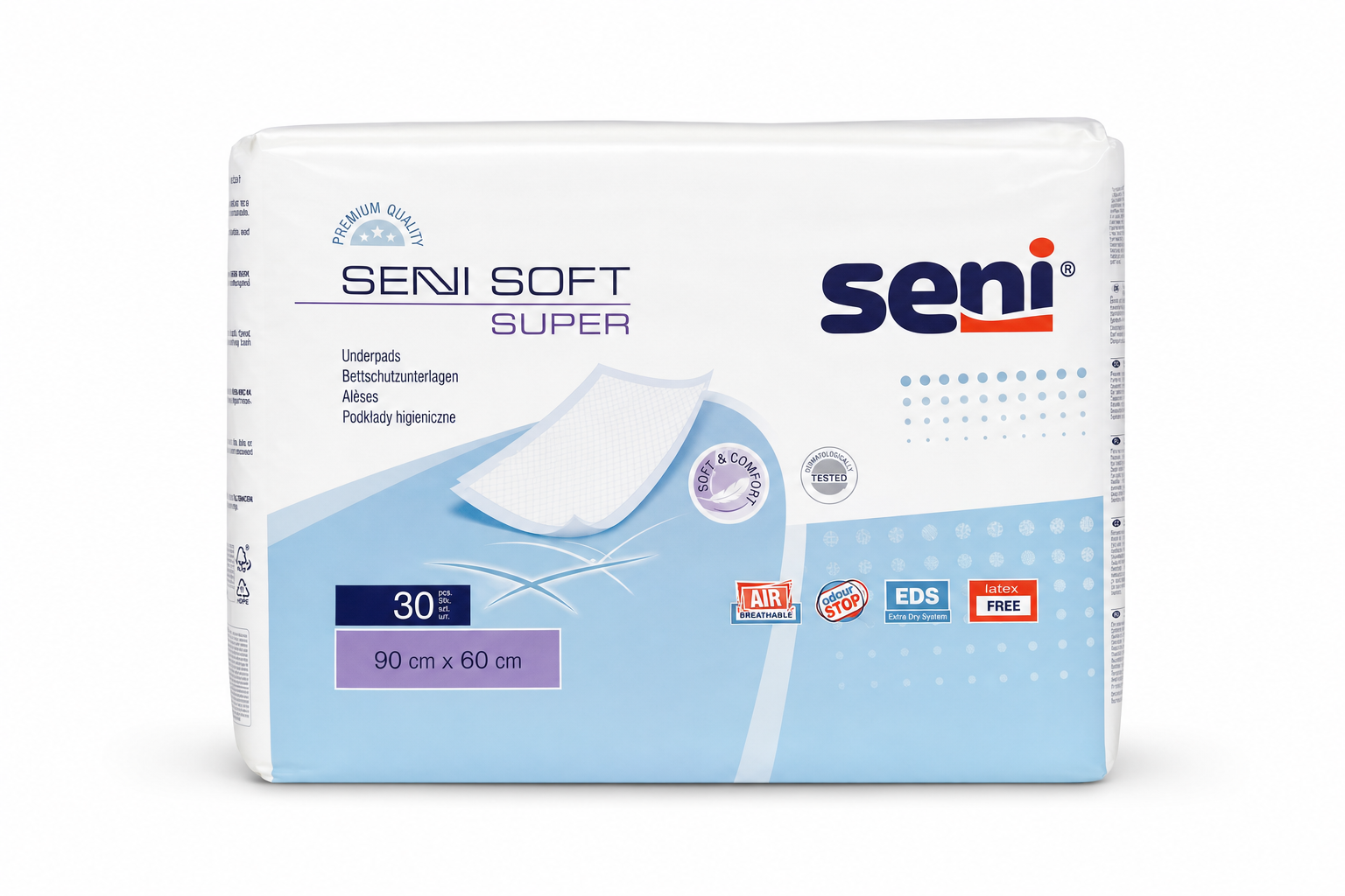 Seni Soft Super 90 x 60 cm 30 ks podložky absorpční
