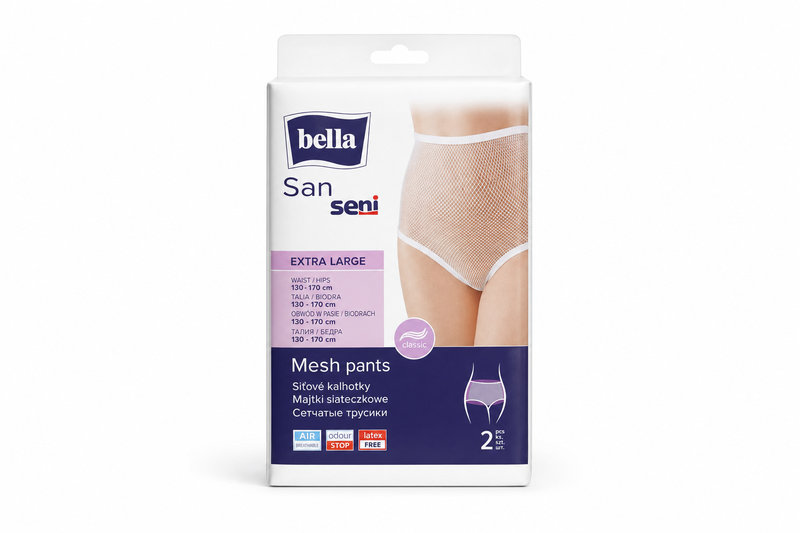 Bella Síťové kalhotky San Seni Extra Large 2ks