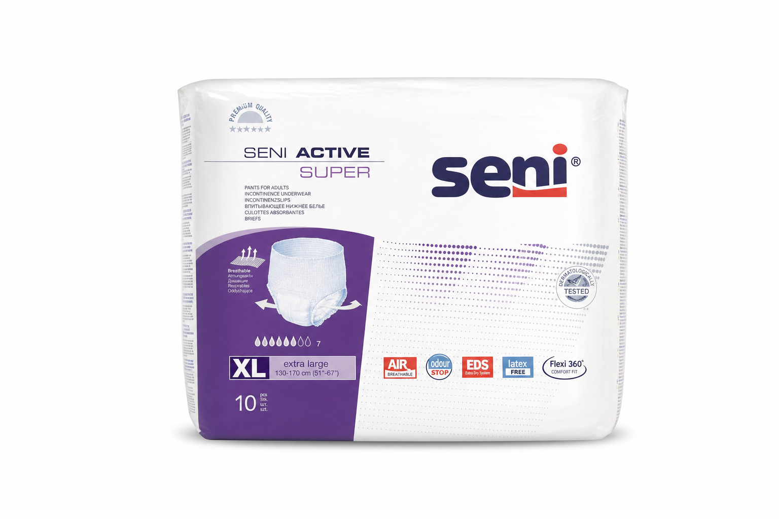 Seni Active Super Extra Large 10ks ink.plenkové kalhotky