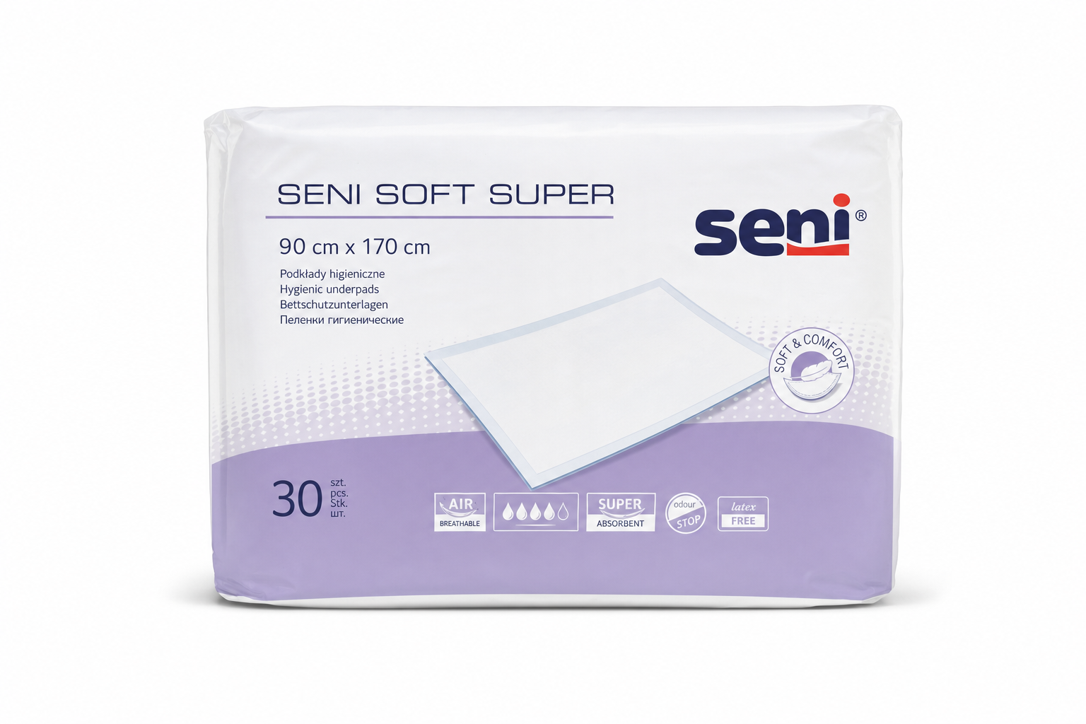 Seni Soft Super 90x170 cm 30 ks podložky absorpční