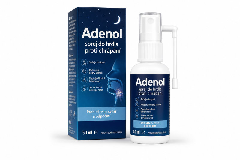 Adenol sprej do hrdla proti chrápání 50ml