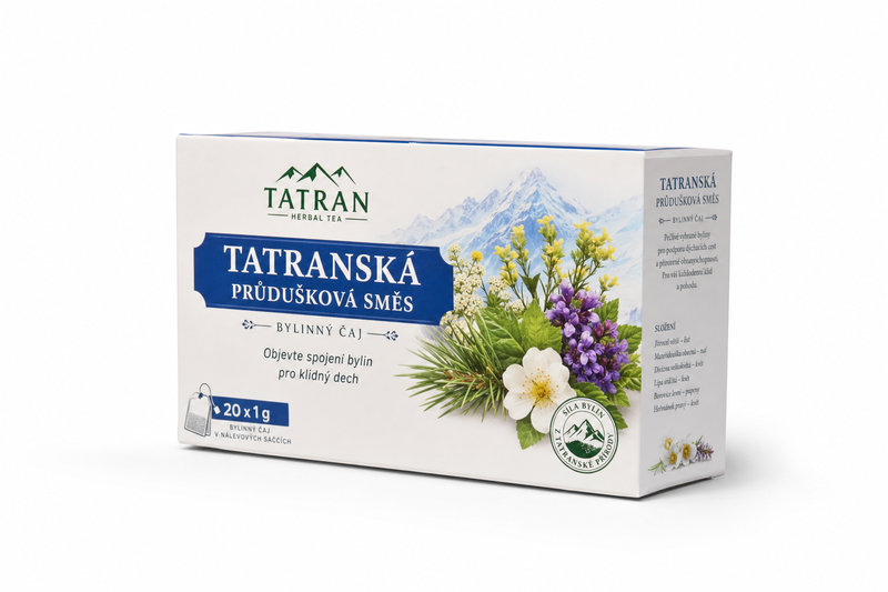 Čaj Tatranská průdušková směs 20 x 1g