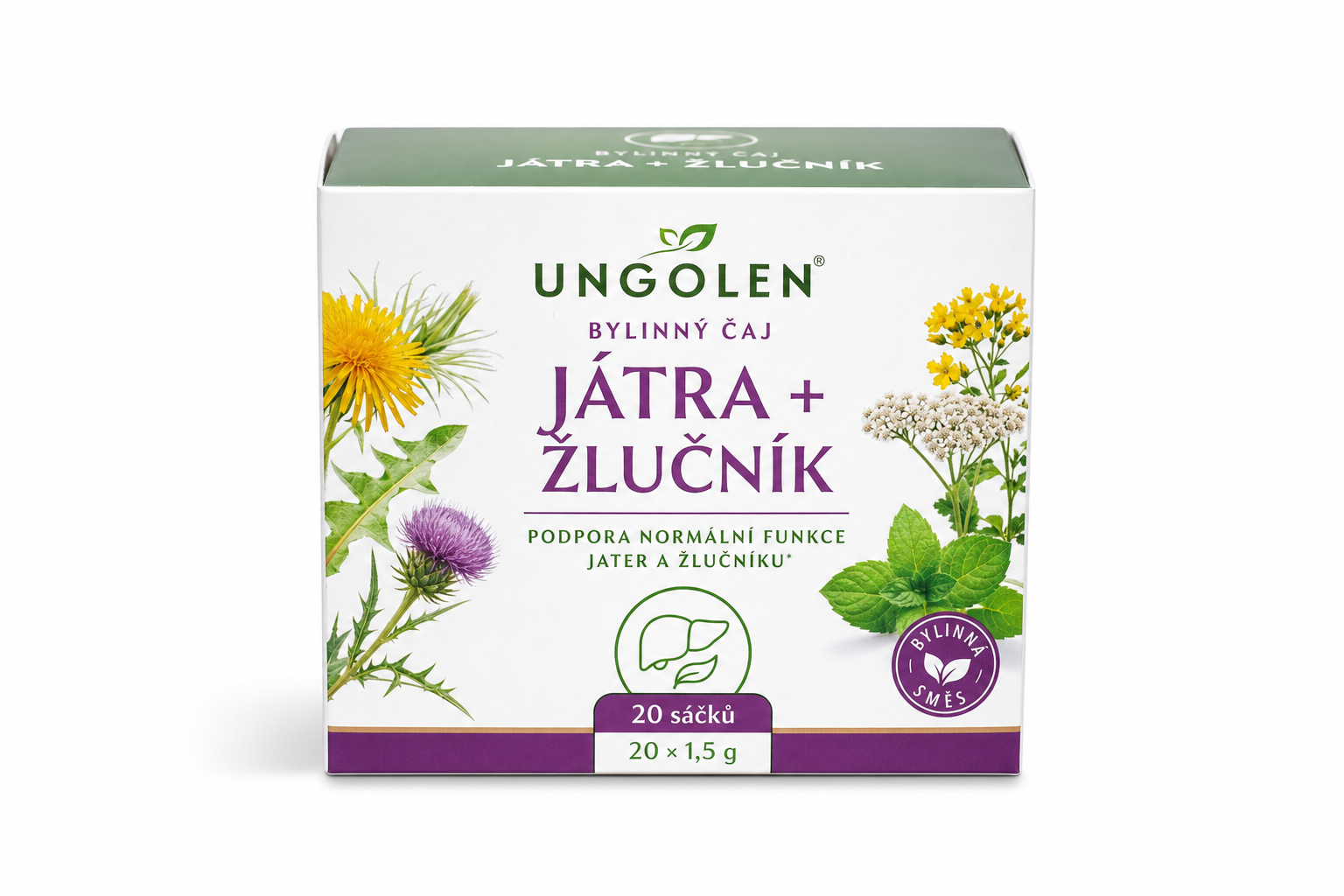 Ungolen bylinný čaj játra+žlučník 20 x 1,5g