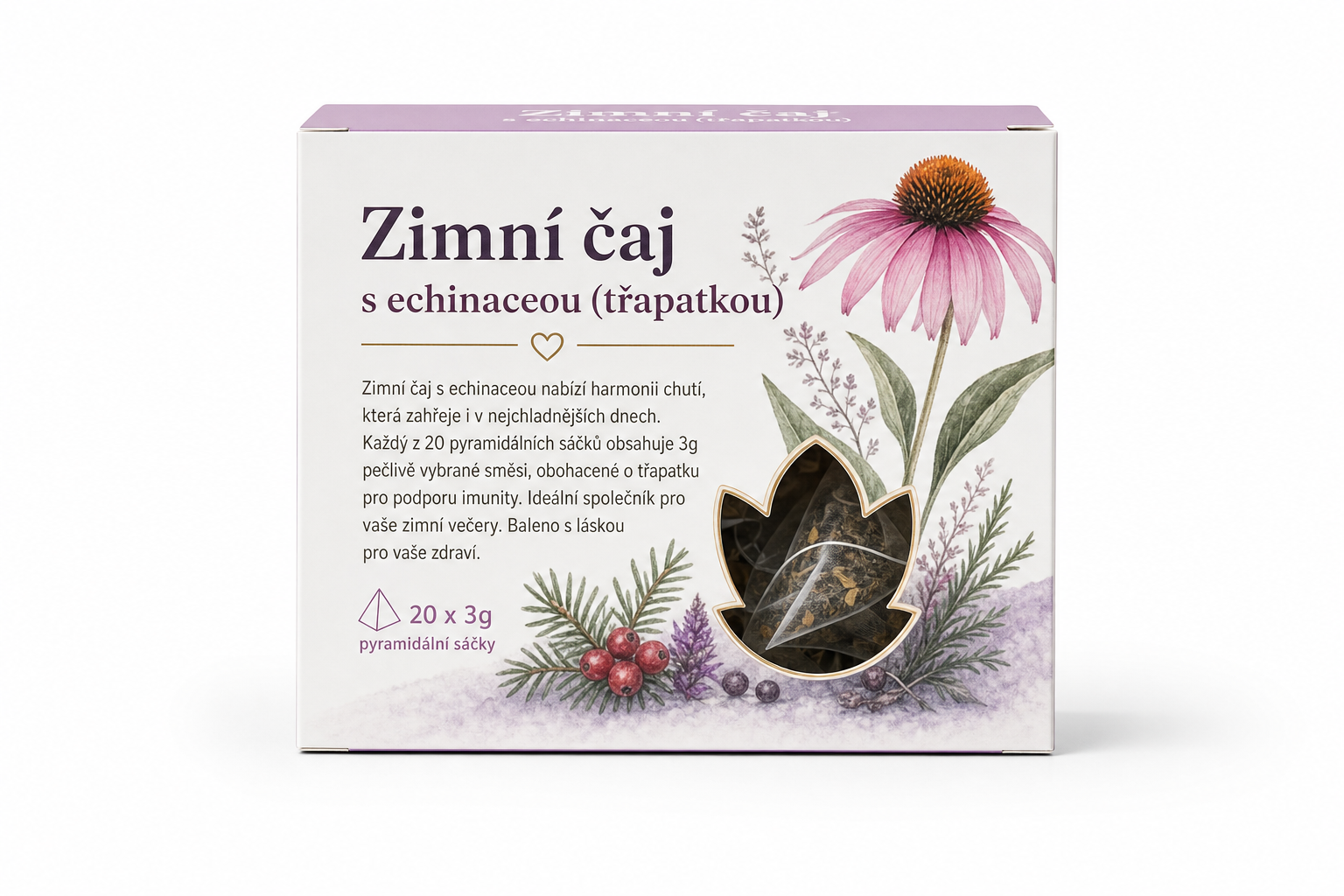 Zimní čaj s echinaceou (třapatkou) 20 x 3g