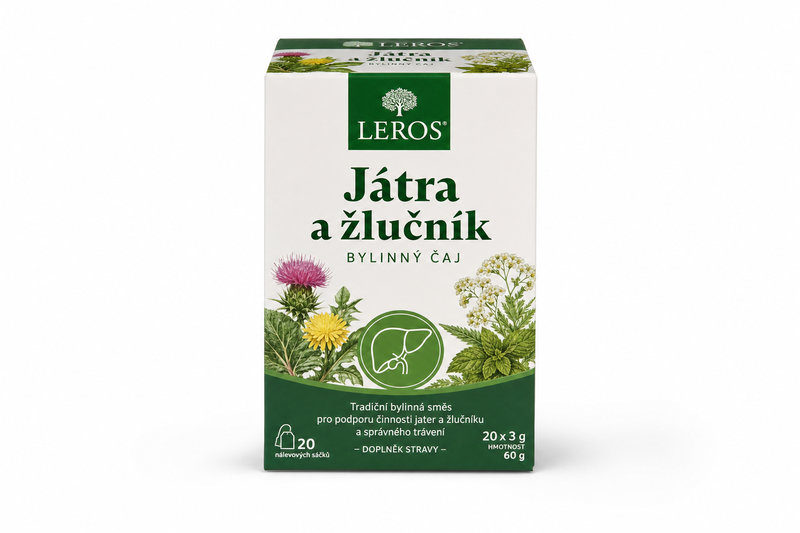 Čaj Játra a žlučník n.sáček 20 x 3g