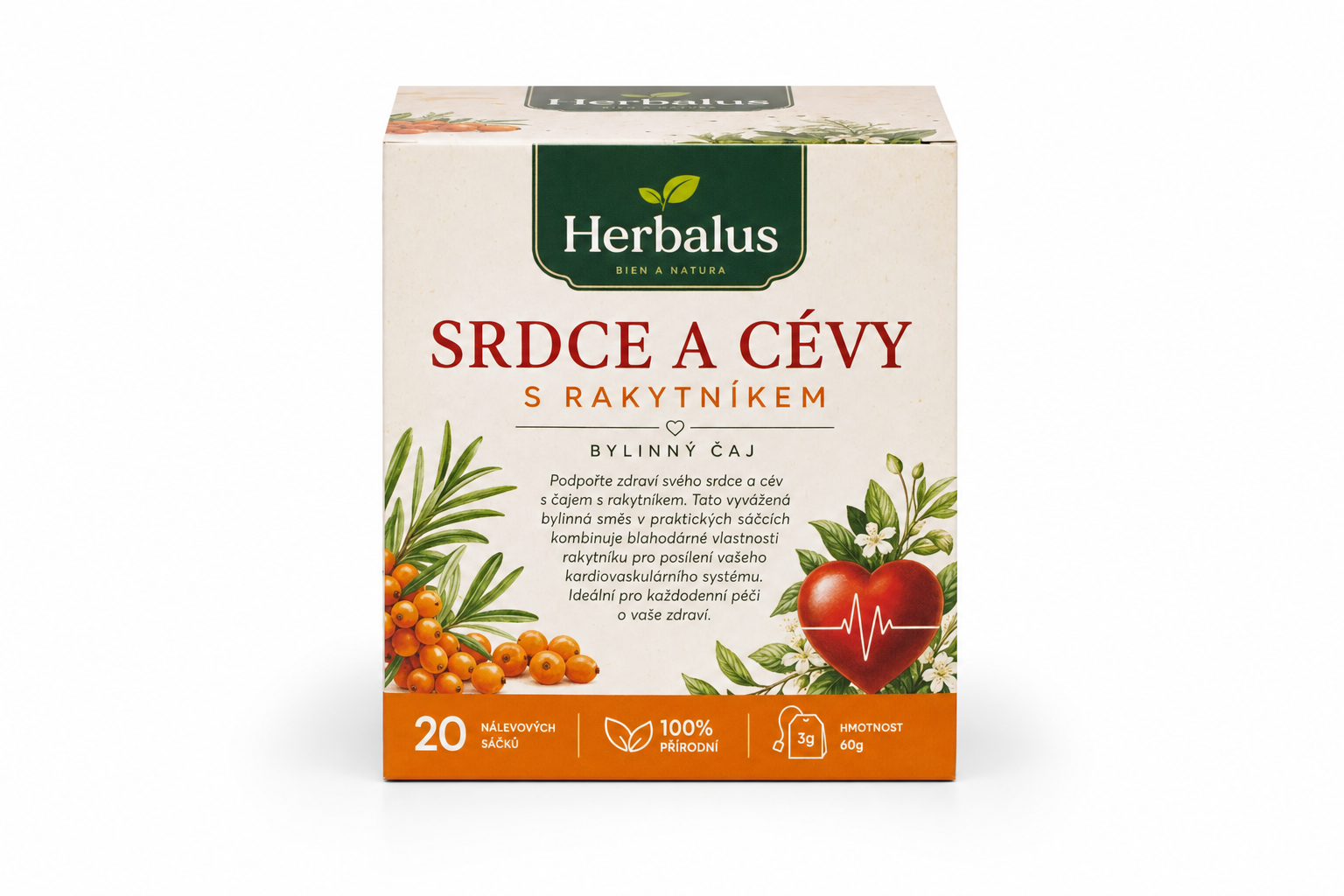 Srdce a cévy - s rakytníkem 20 x 3g
