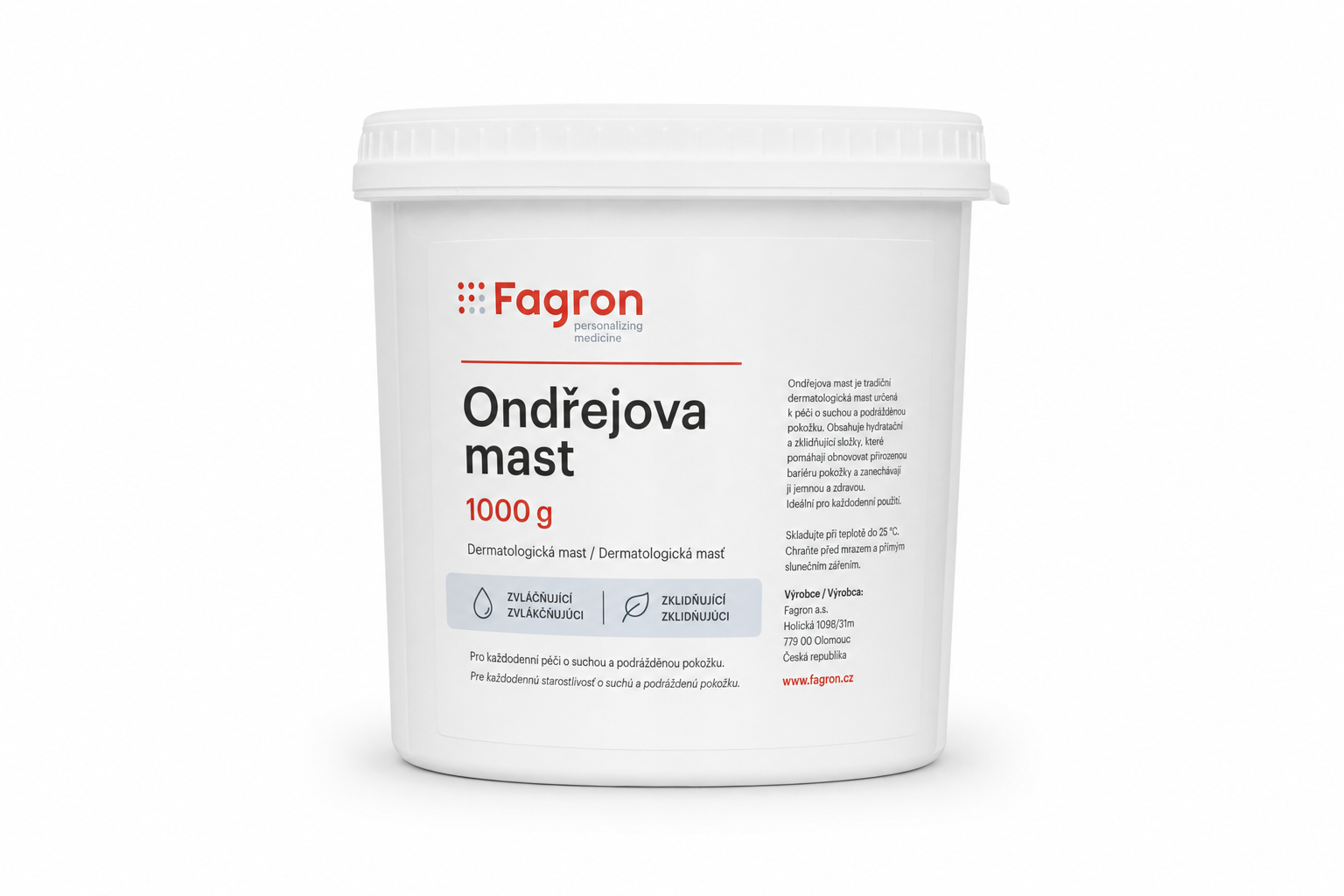 Ondřejova mast 1000g Fagron